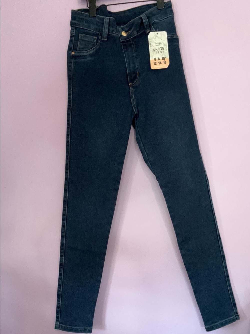 Dark Blue High-Rise Women’s Jeans